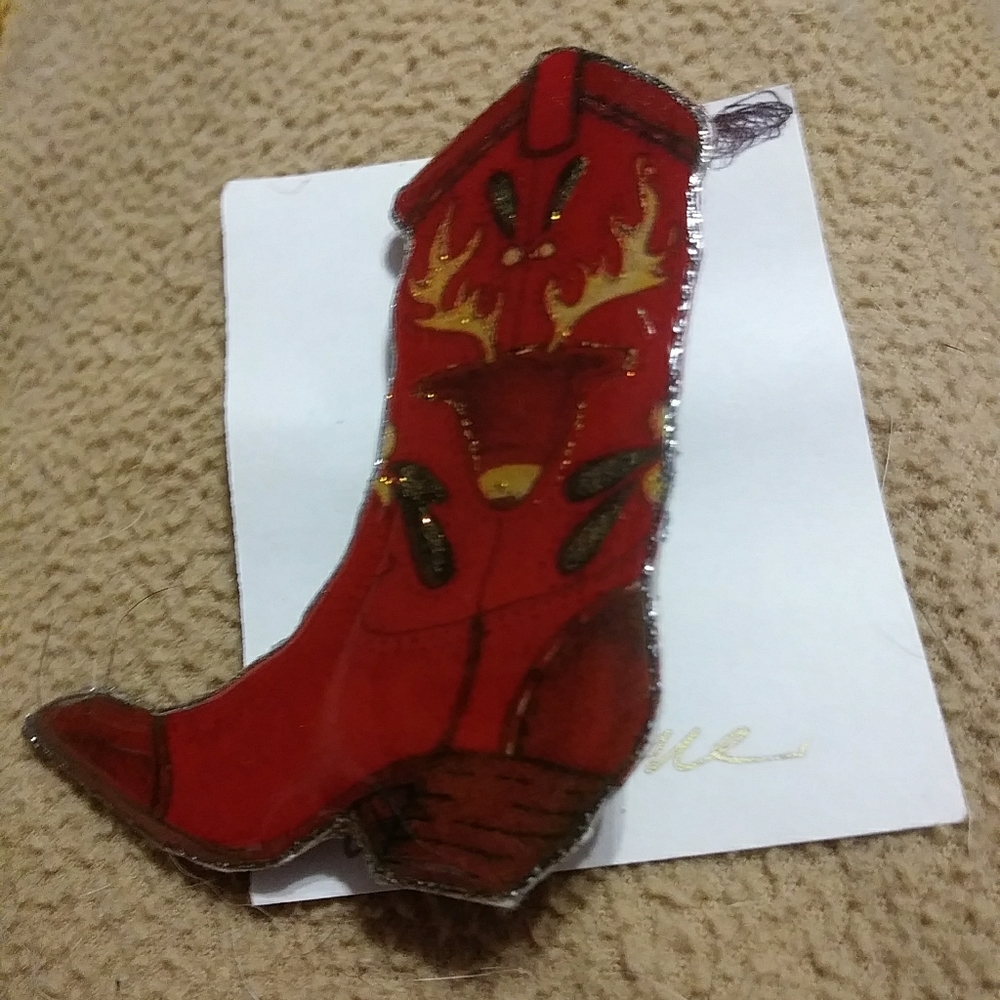 Boot Brooch